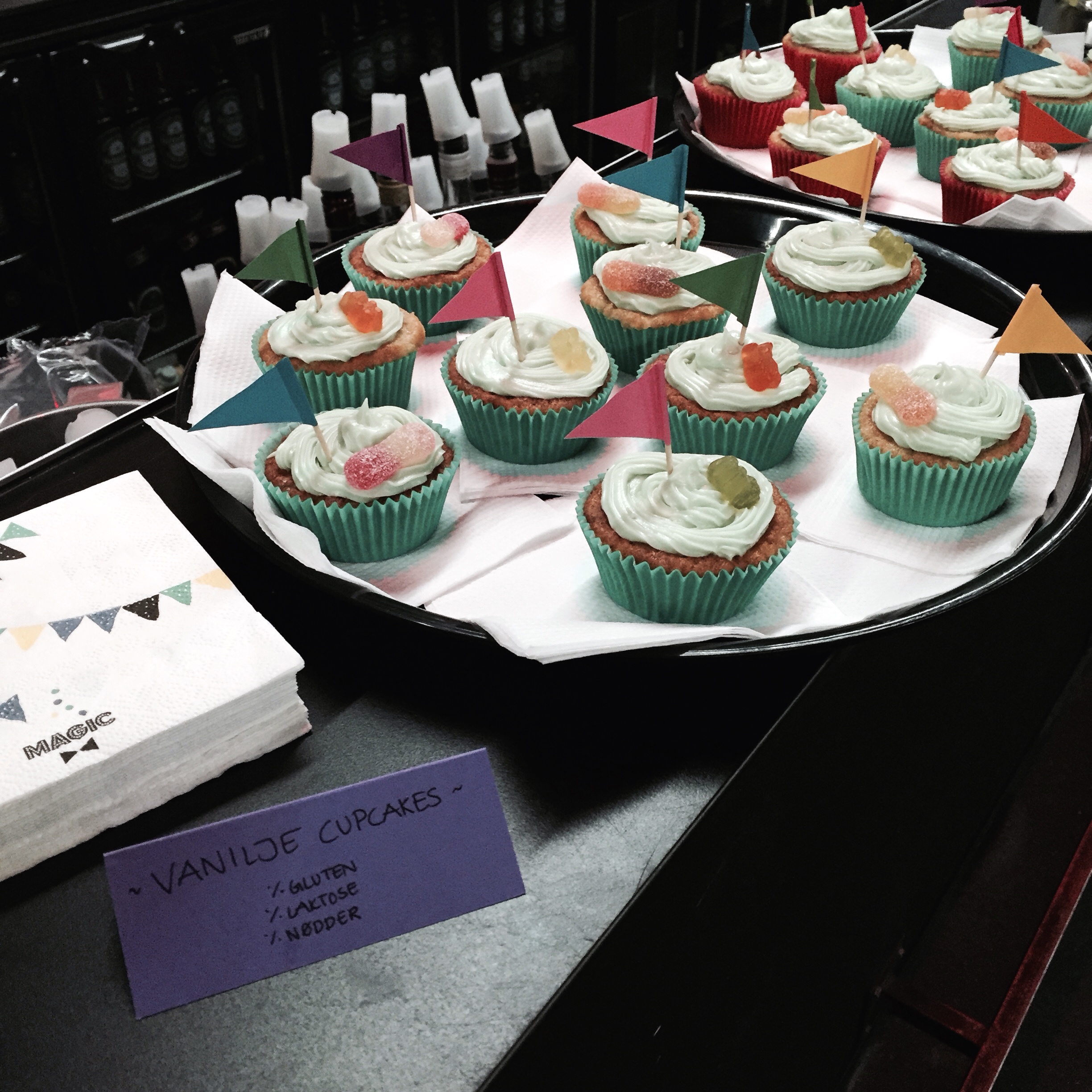 Glutenfri og laktosefri cupcakes