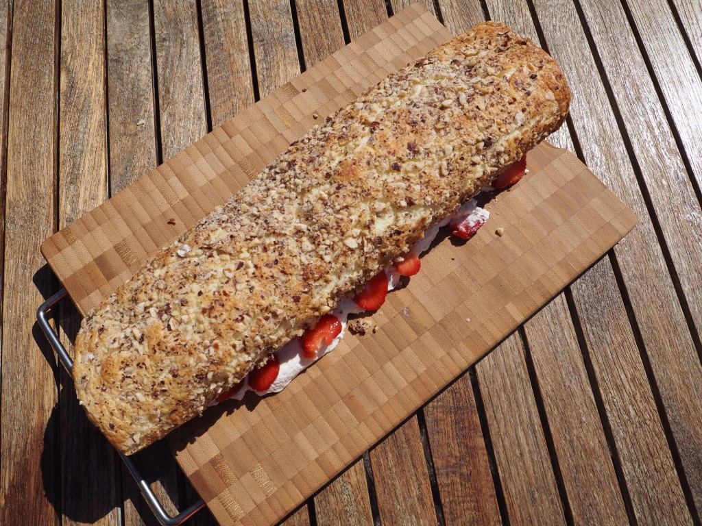Jordbærroulade