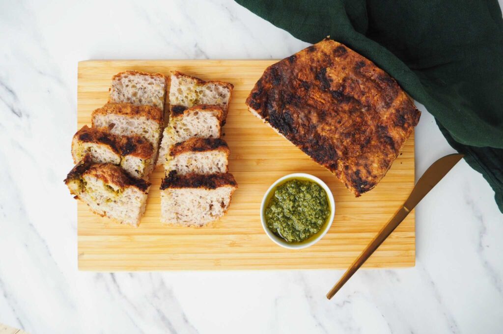 Glutenfri pestobrød