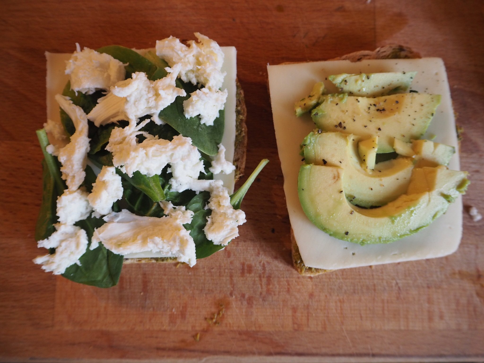 Glutenfri avokado sandwich
