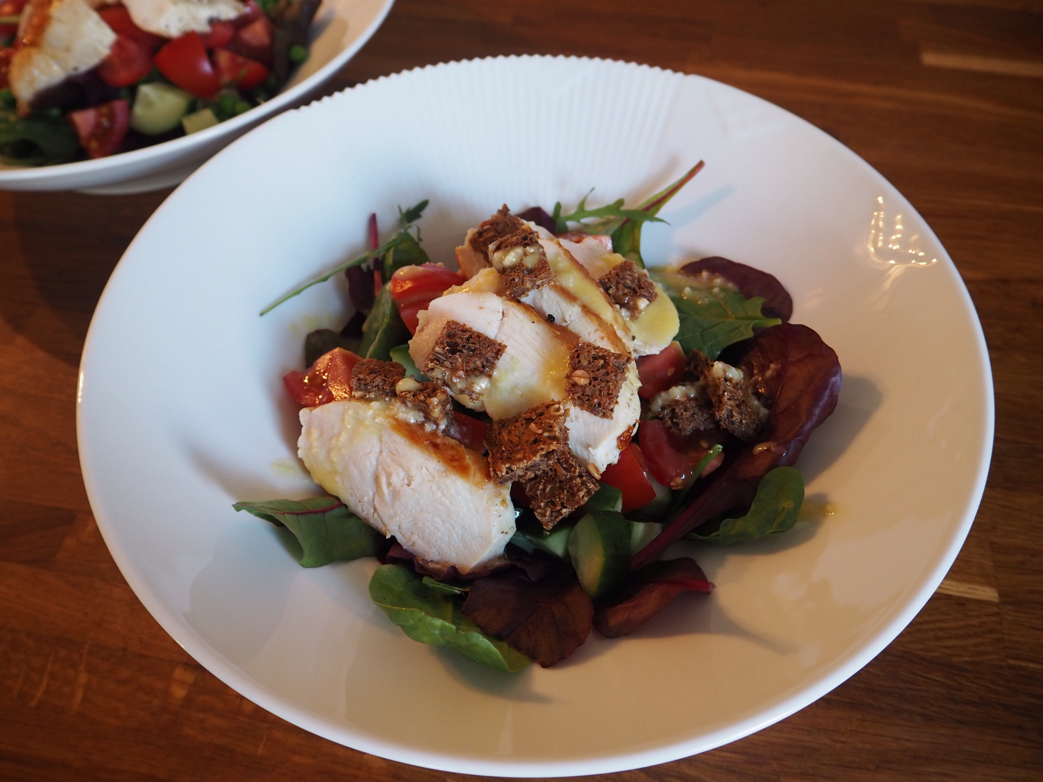 Glutenfri cæsarsalat