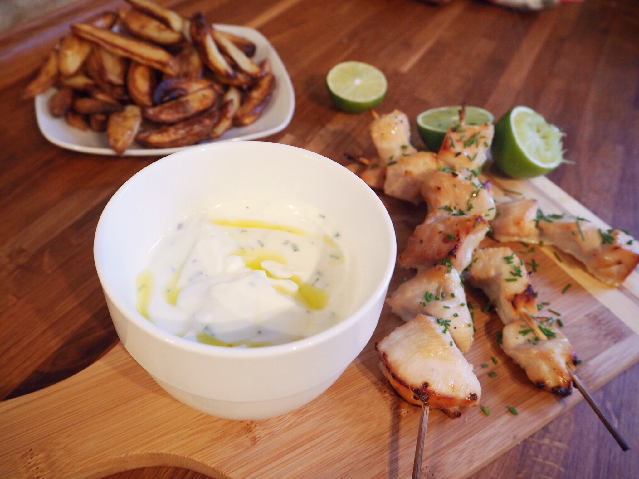 Chili-lime kylling med yoghurt mayo