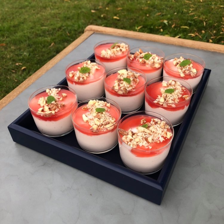 Glutenfri rabarbermousse