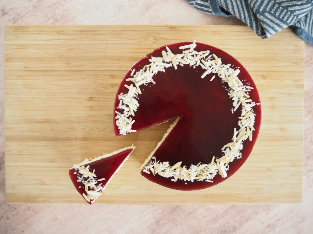 Glutenfri risalamande cheesecake