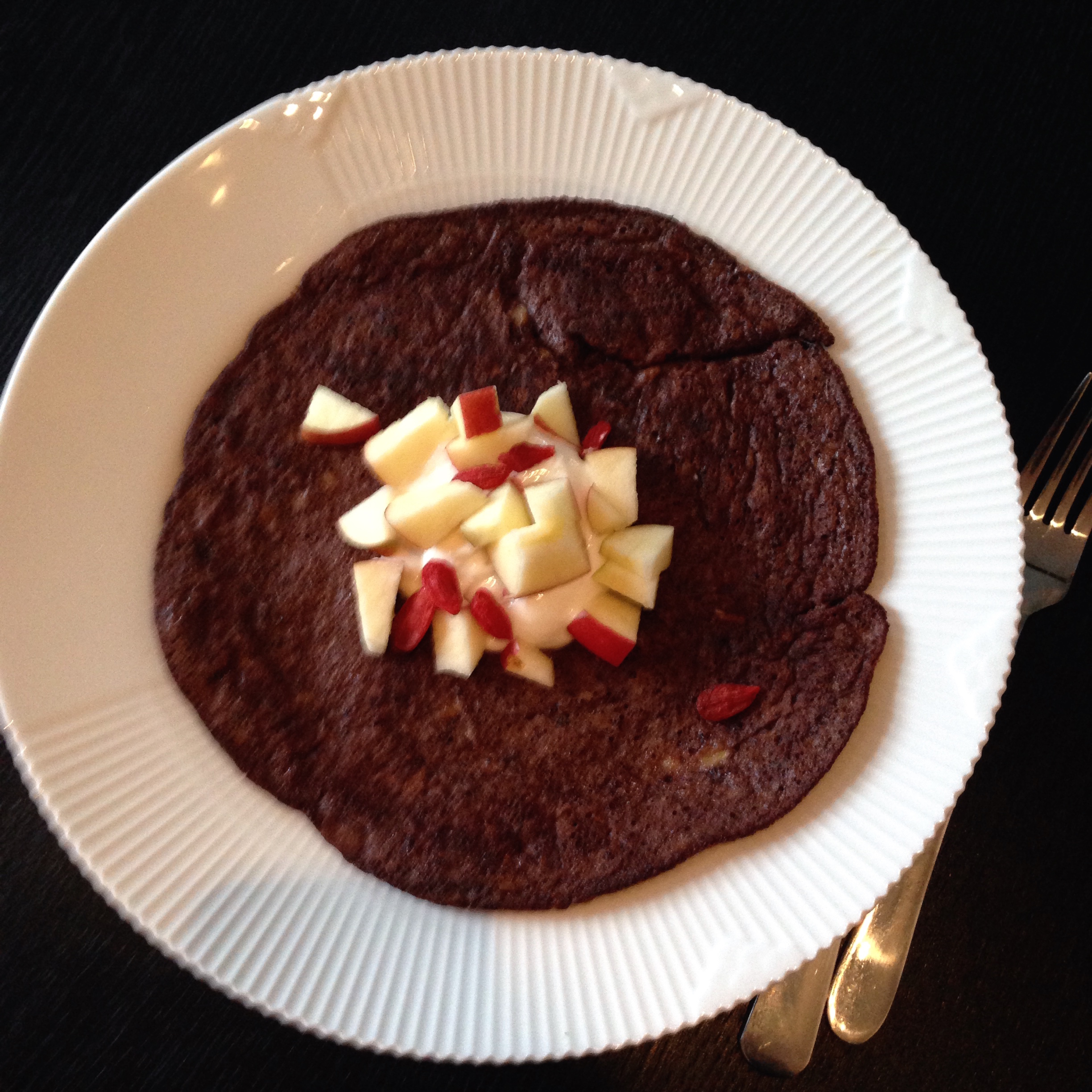 Bananpandekage med kakao
