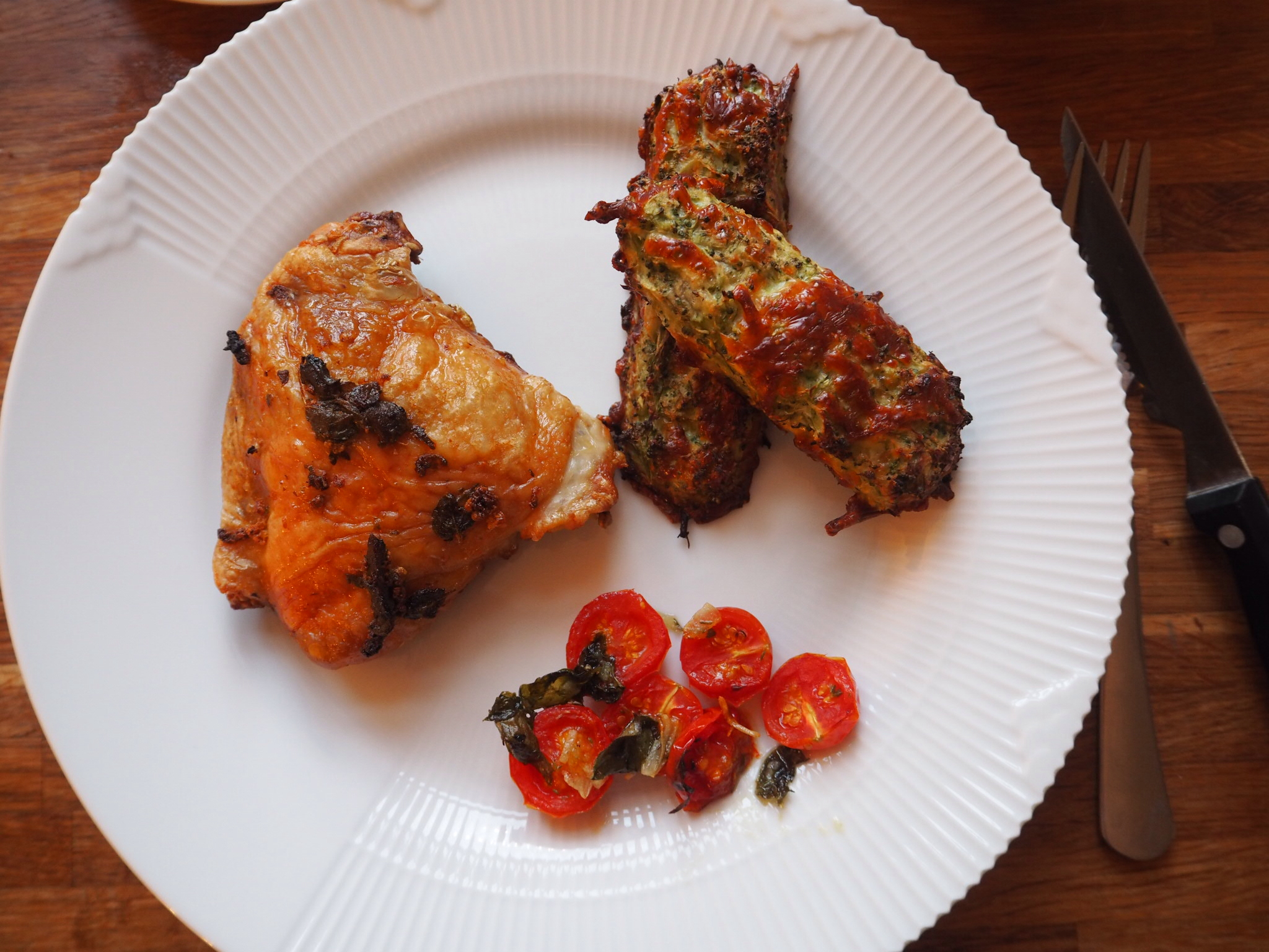 Kylling med broccoli-bites