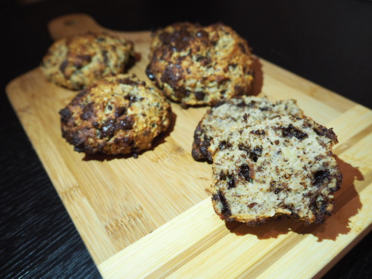 Glutenfri banan-chokoladeboller