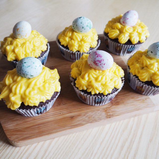 Glutenfri påskecupcakes