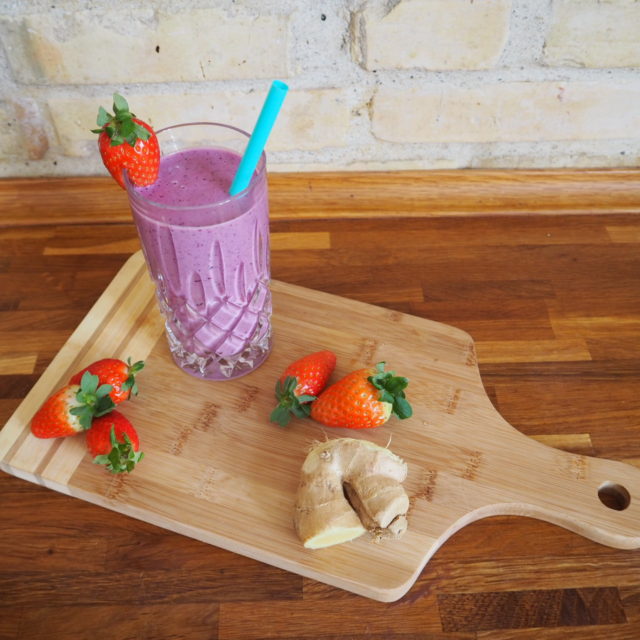 Blåbærsmoothie