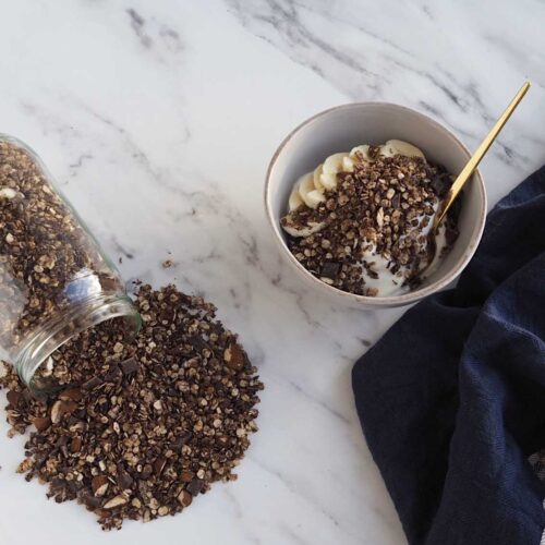 Glutenfri kakaogranola