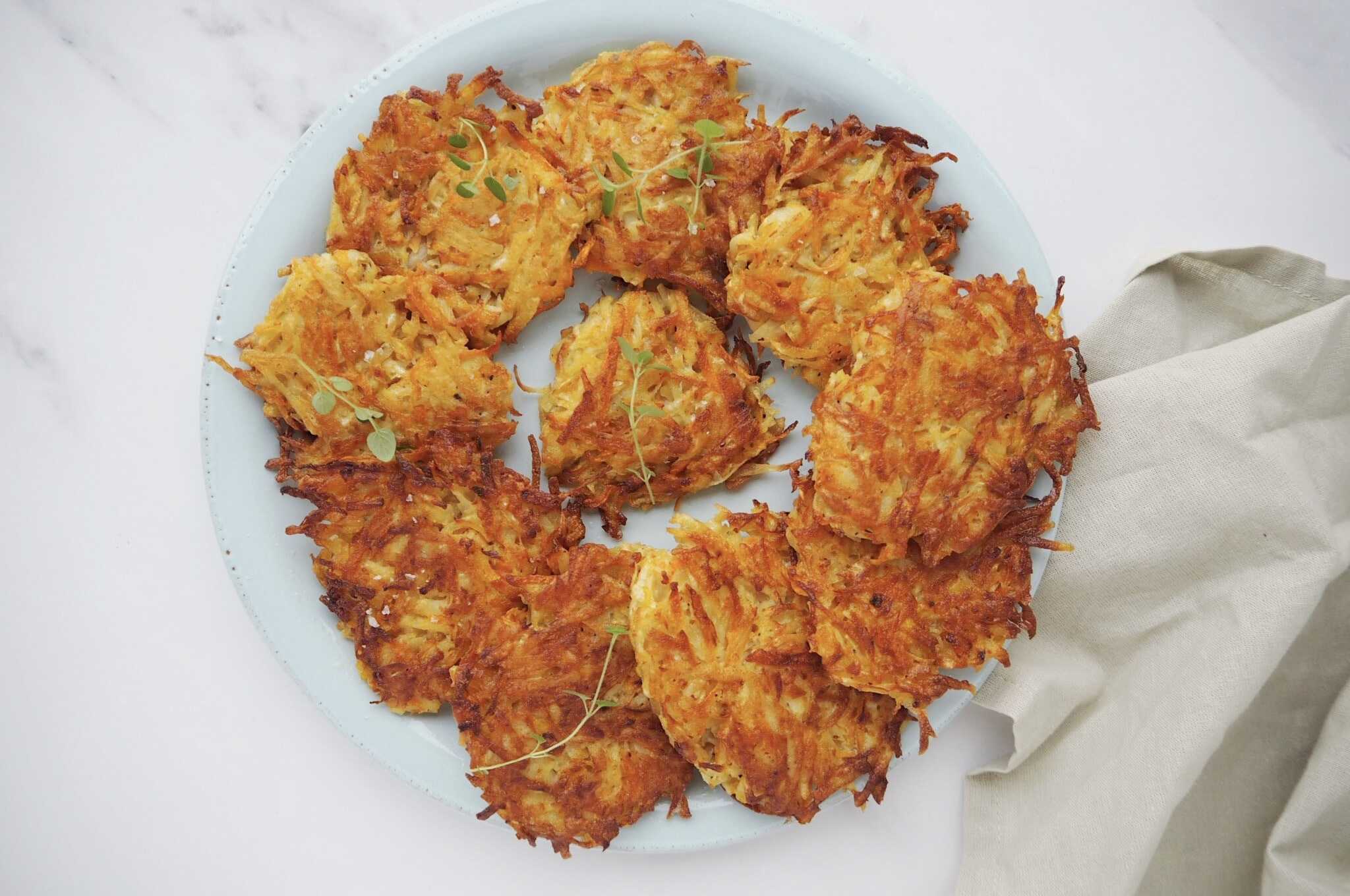Glutenfri røsti af rodfrugter