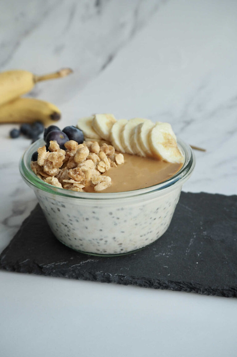 Glutenfri overnight oats med havregryn